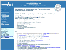 Tablet Screenshot of ingbuero-mhorn.de